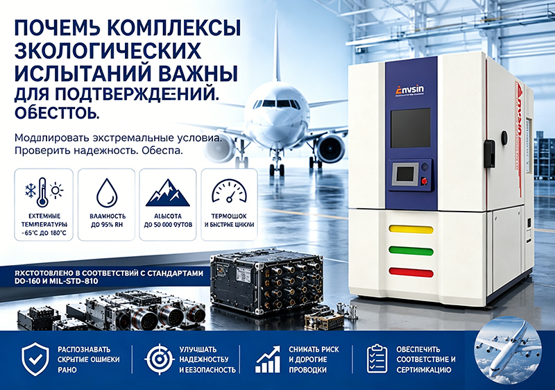 Высотная климатическая камера для аэрокосмической промышленности