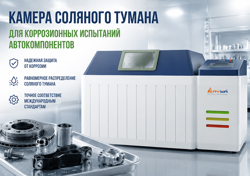 Камера соляного тумана для коррозионных испытаний автокомпонентов