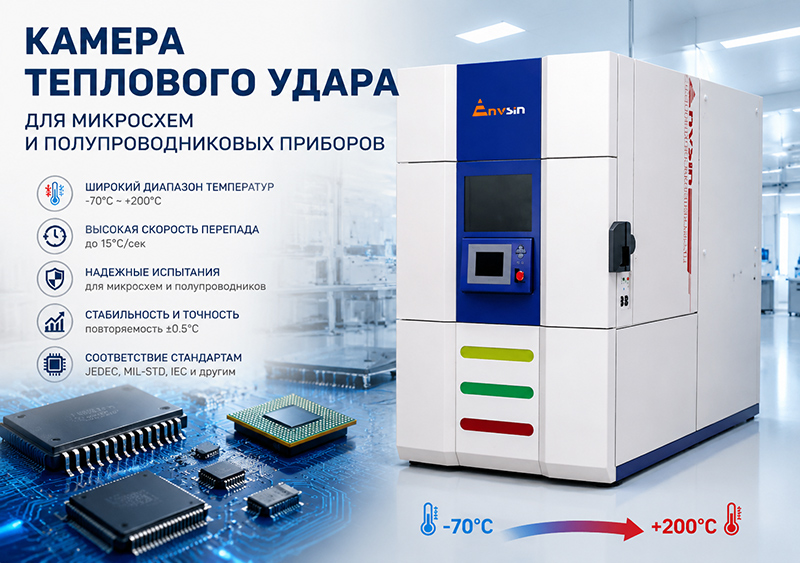 Камера теплового удара для микросхем и полупроводниковых приборов